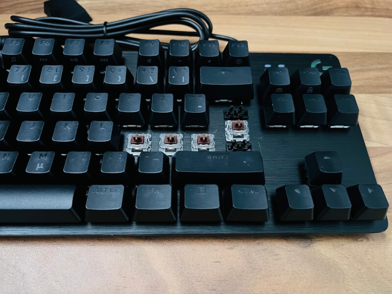 SE TKL brown Gaming keyboard G413 PBT wired Taktile Logitech.JPEG